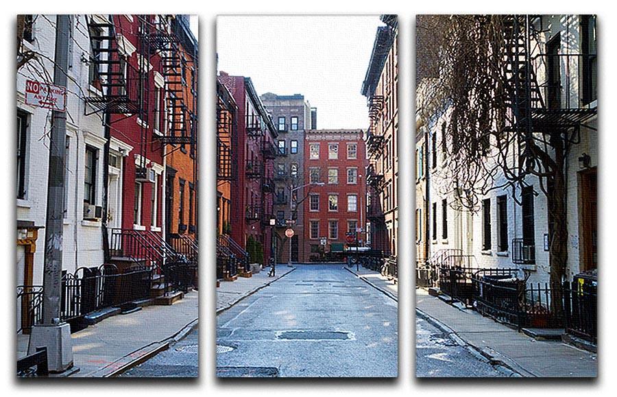 New York Historic buildings 3 Split Panel Canvas Print - Canvas Art Rocks - 1