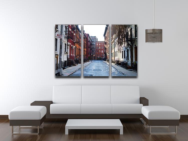New York Historic buildings 3 Split Panel Canvas Print - Canvas Art Rocks - 3