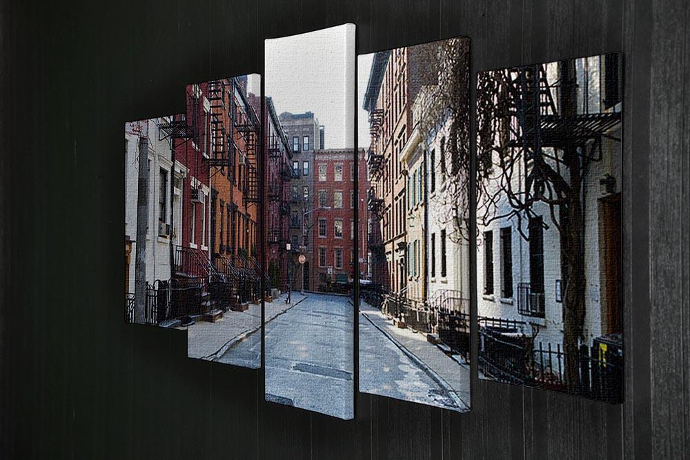 New York Historic buildings 5 Split Panel Canvas  - Canvas Art Rocks - 2