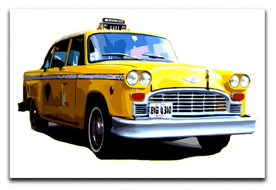 New York Taxi Print - Canvas Art Rocks - 1