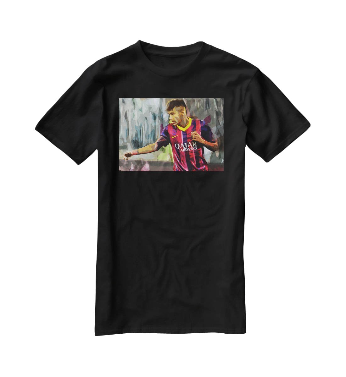 Neymar T-Shirt - Canvas Art Rocks - 1