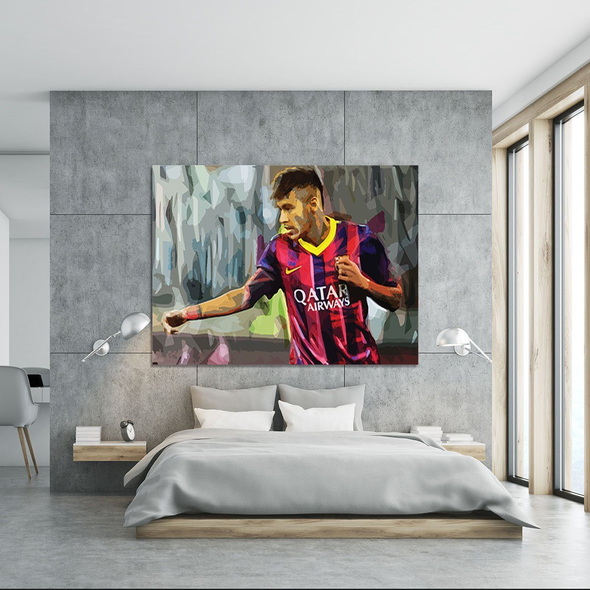Neymar Canvas Print or Poster