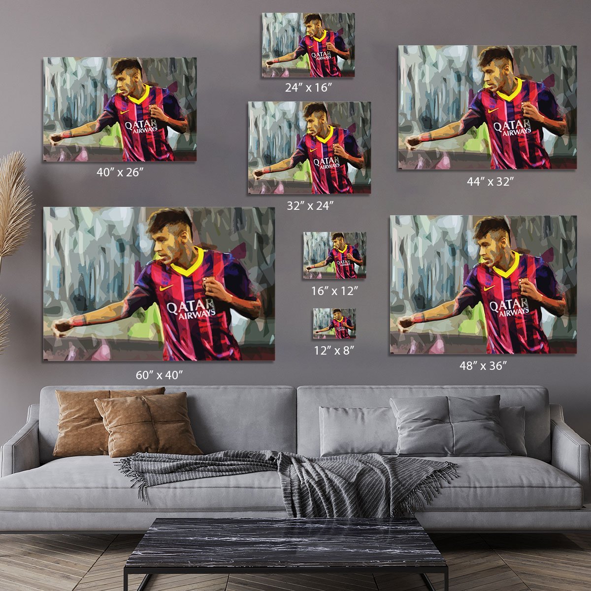 Neymar Canvas Print or Poster