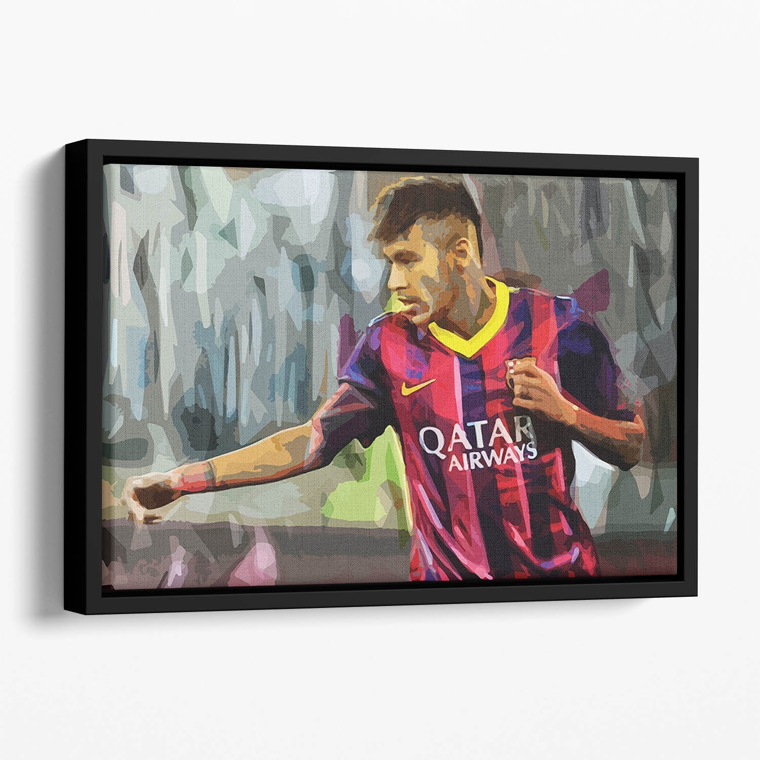 Neymar Floating Framed Canvas