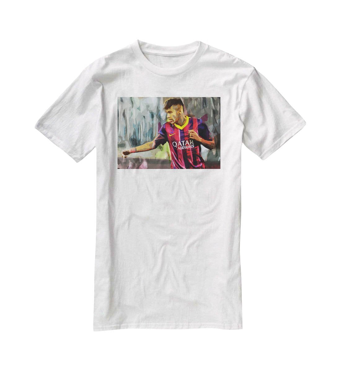 Neymar T-Shirt - Canvas Art Rocks - 5