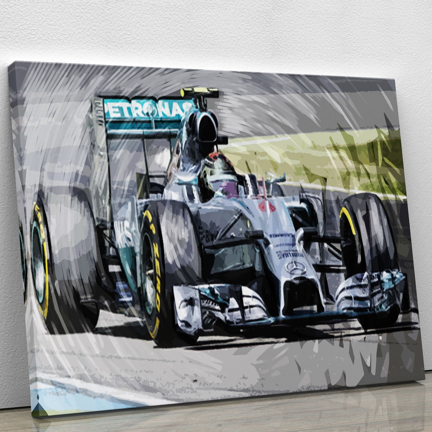 Nico Rosberg Formula 1 Canvas Print or Poster