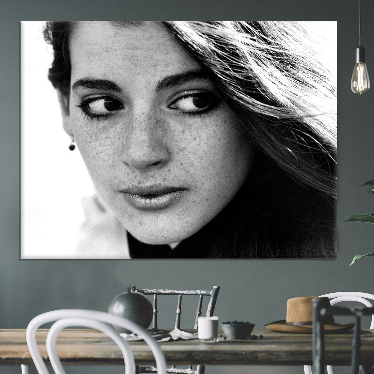 Nigella Lawson in 1983 Canvas Print or Poster