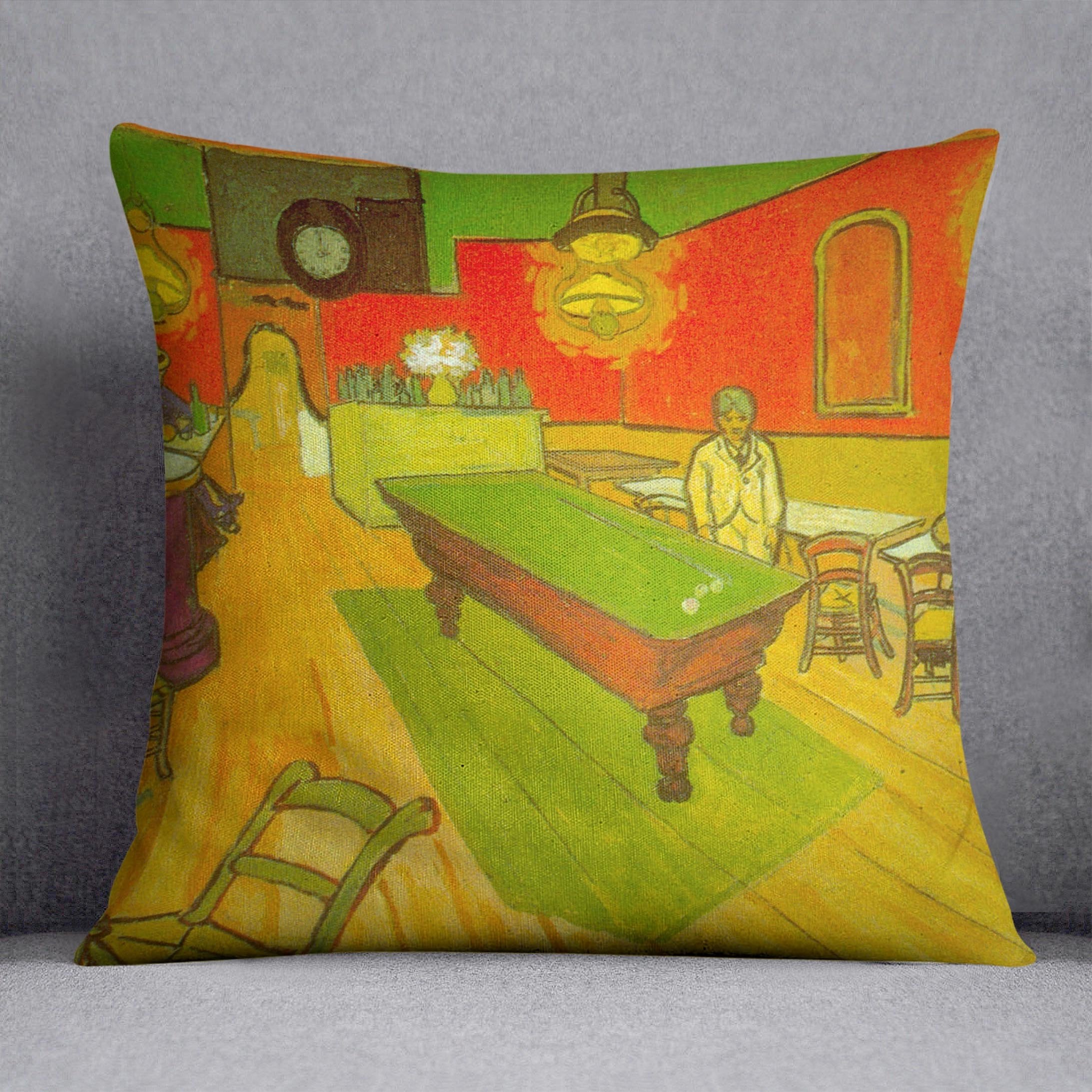 Night Cafe 2 Throw Pillow