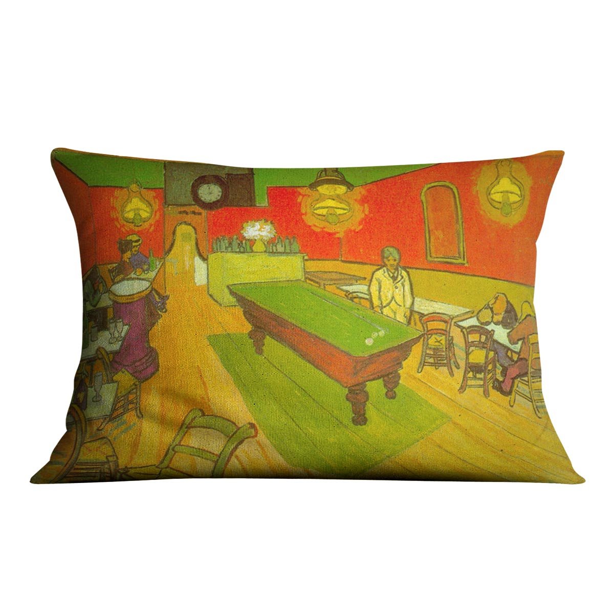 Night Cafe 2 Throw Pillow