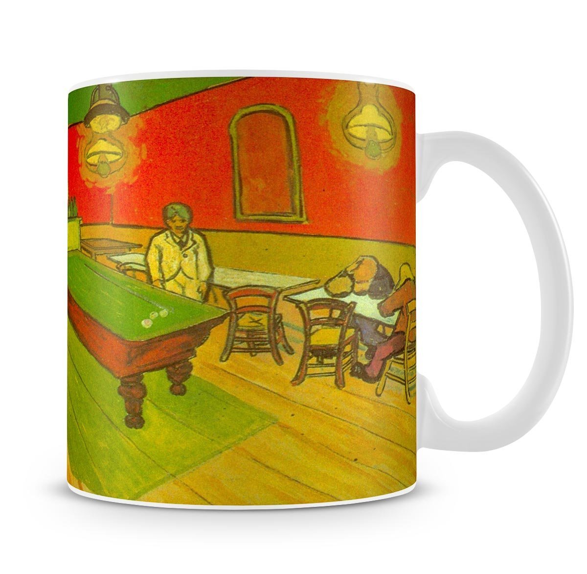 Night Cafe 2 Mug - Canvas Art Rocks - 4