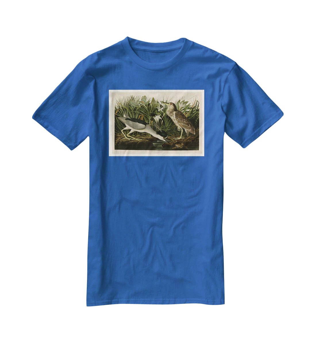 Night Heron by Audubon T-Shirt - Canvas Art Rocks - 2