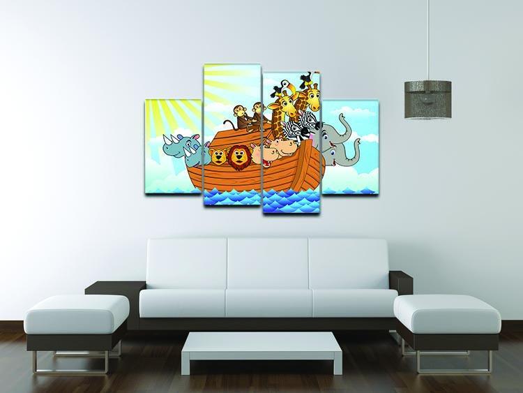 Noah Ark 4 Split Panel Canvas - Canvas Art Rocks - 3