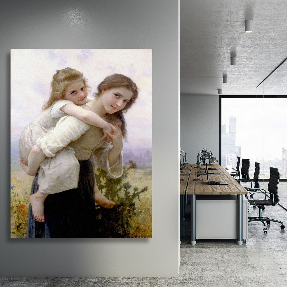 Not Too Much To Carry By Bouguereau Canvas Print or Poster