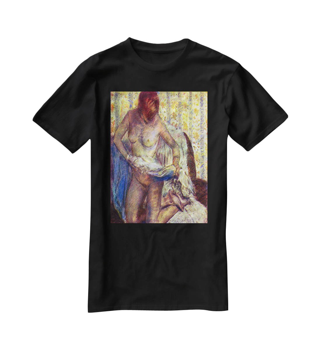 Nude Woman by Degas T-Shirt - Canvas Art Rocks - 1