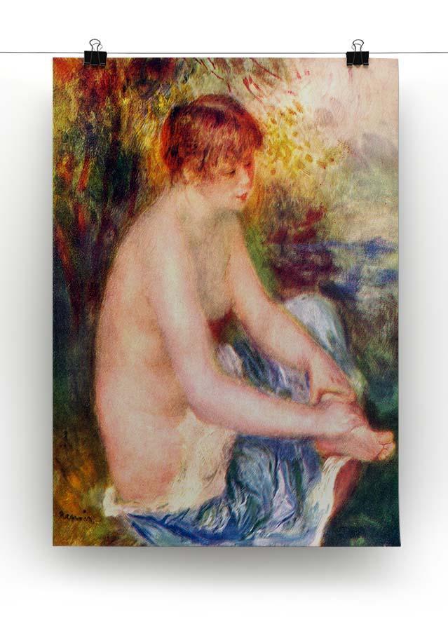 Nude in blue by Renoir Canvas Print or Poster - Canvas Art Rocks - 2