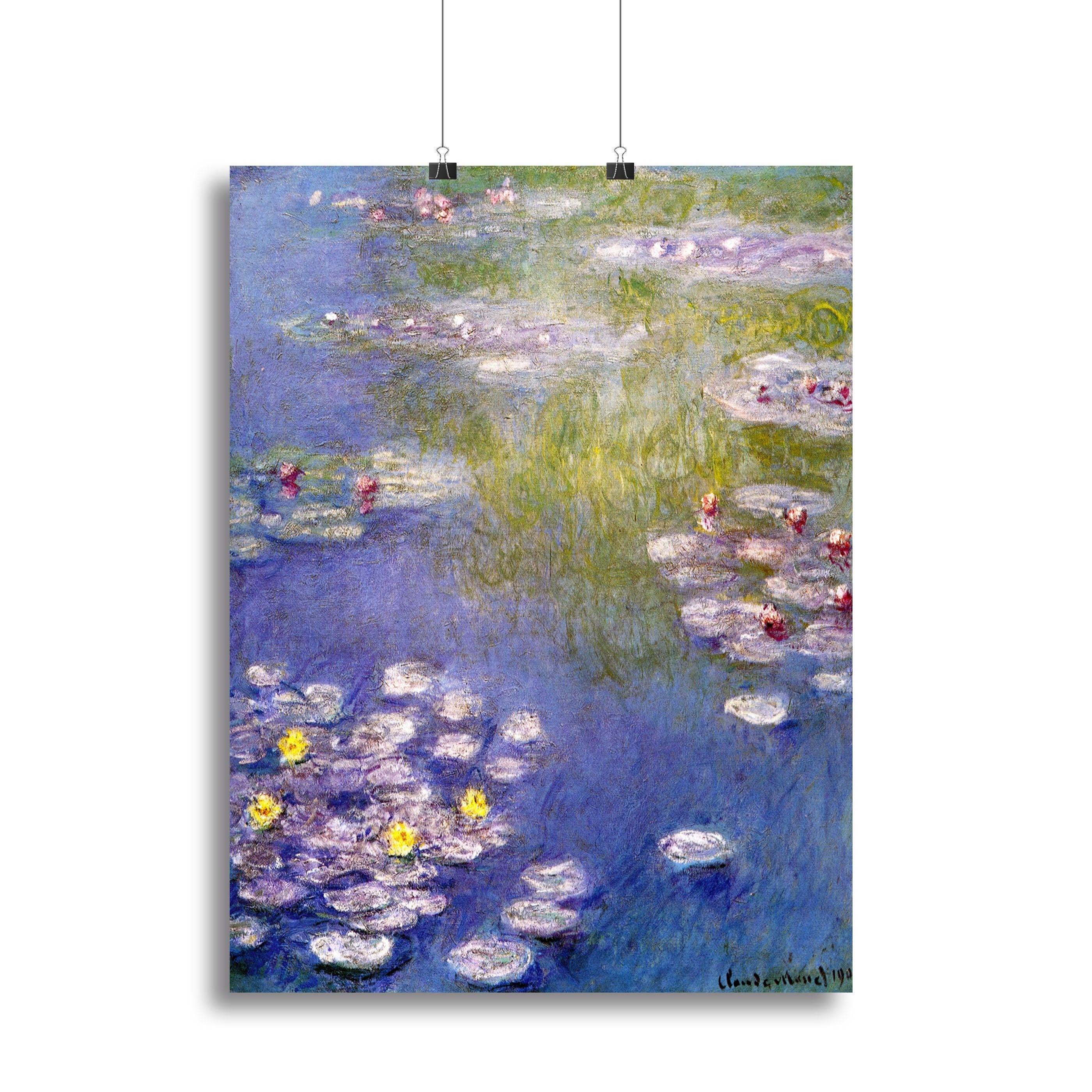 Nympheas at Giverny Canvas Print or Poster