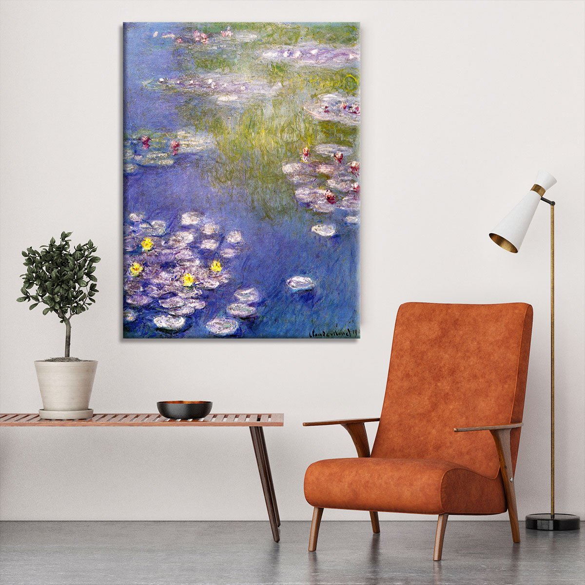 Nympheas at Giverny Canvas Print or Poster