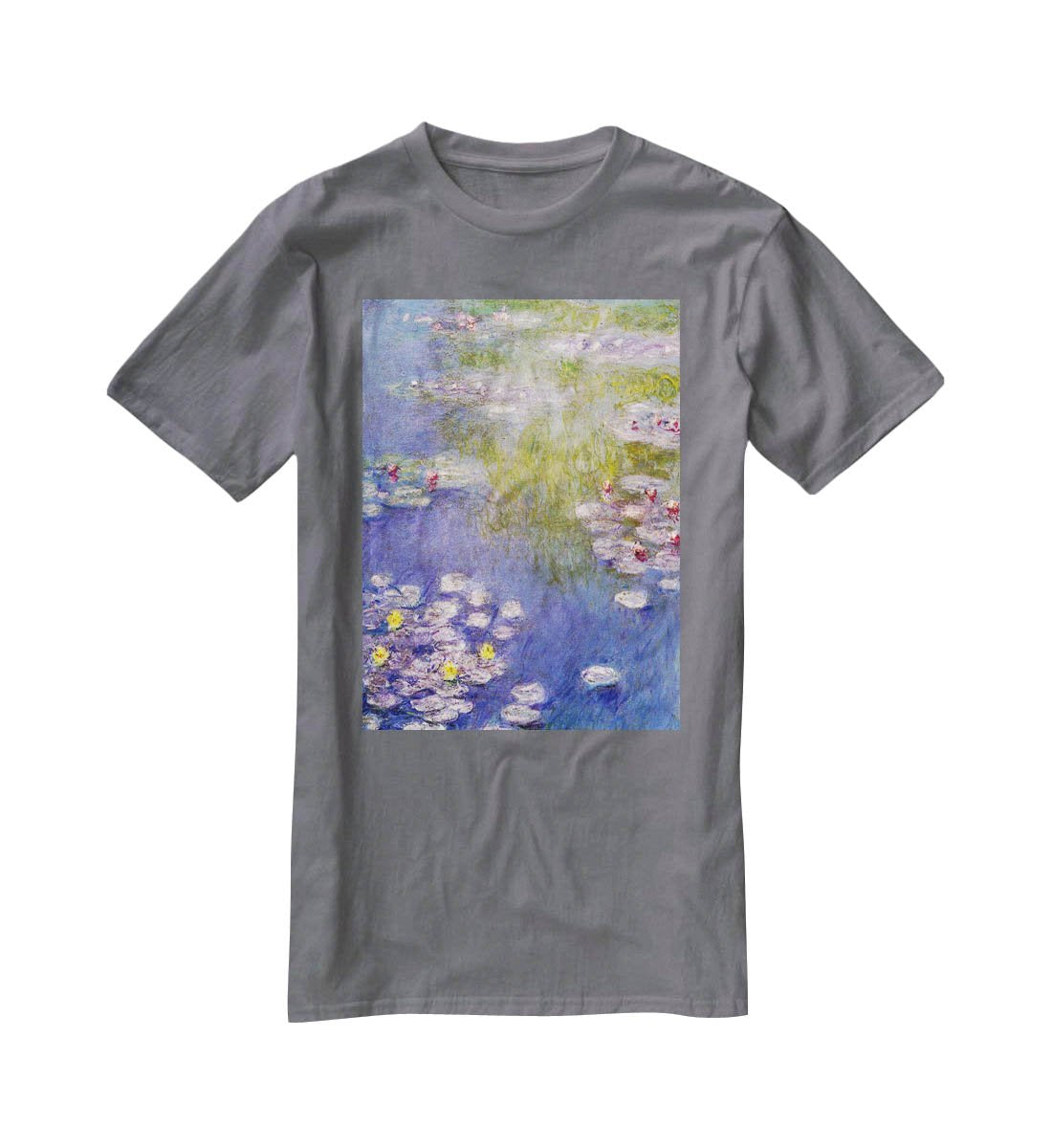 Nympheas at Giverny T-Shirt - Canvas Art Rocks - 3