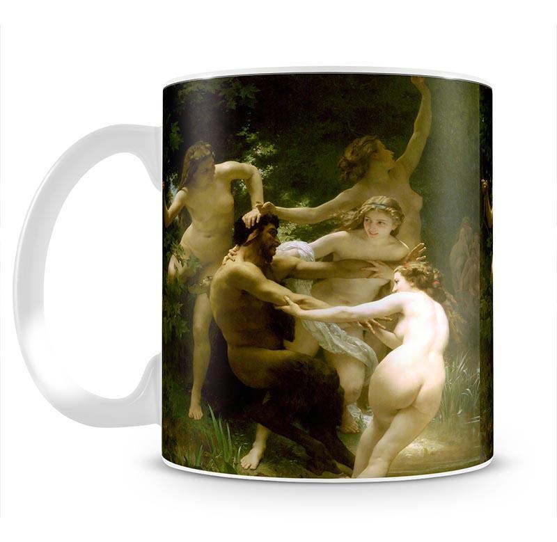 Nymphs and Satyr By Bouguereau Mug - Canvas Art Rocks - 2