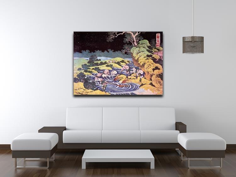 Ocean landscape by Hokusai Canvas Print or Poster - Canvas Art Rocks - 4