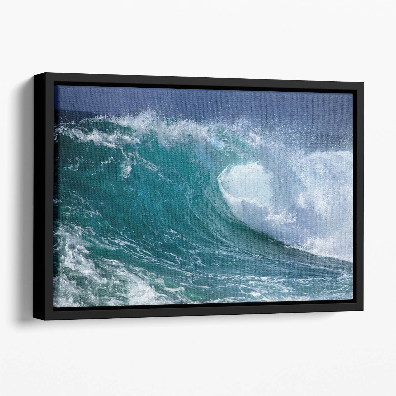 Ocean wave Floating Framed Canvas