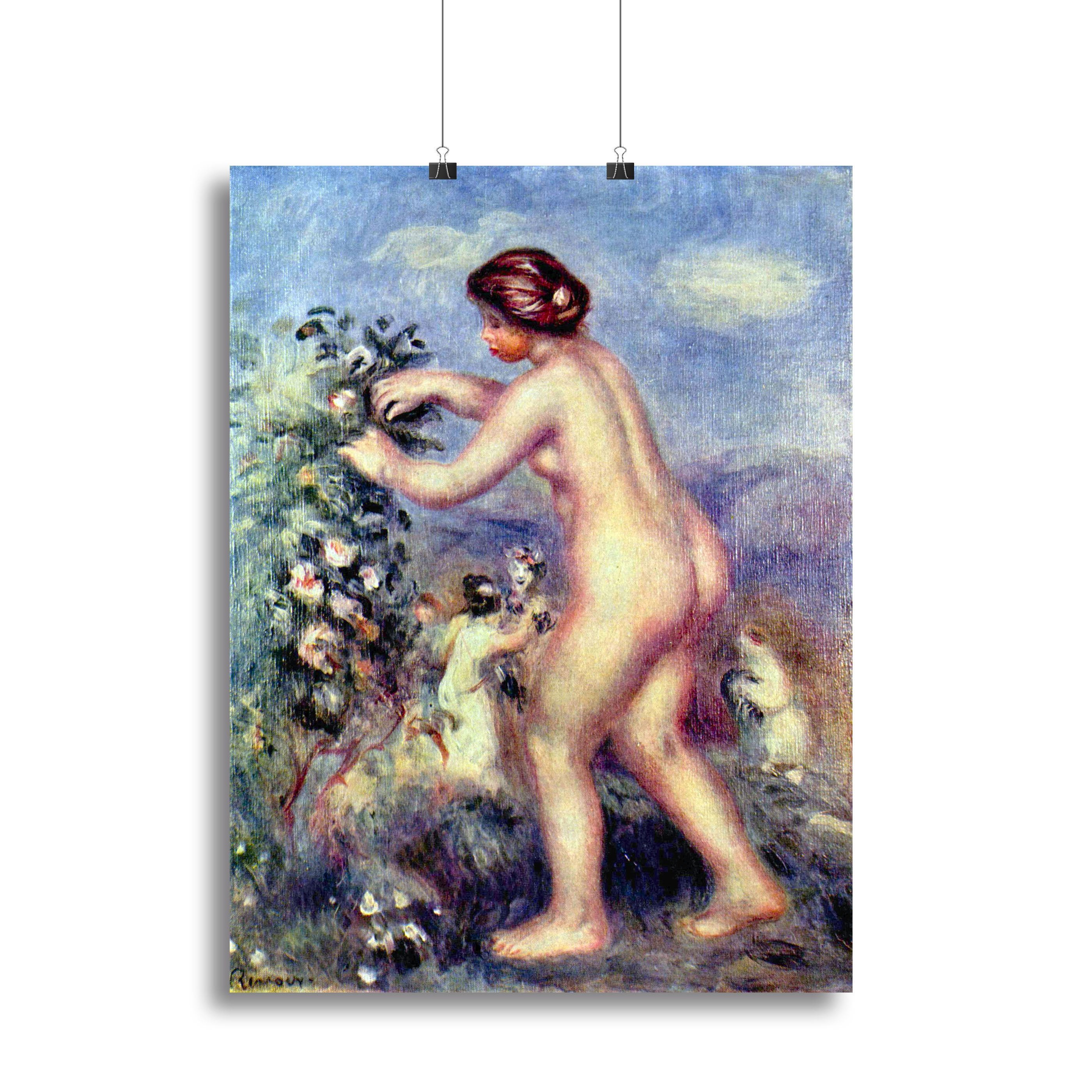 Ode to flower after Anakreon by Renoir Canvas Print or Poster