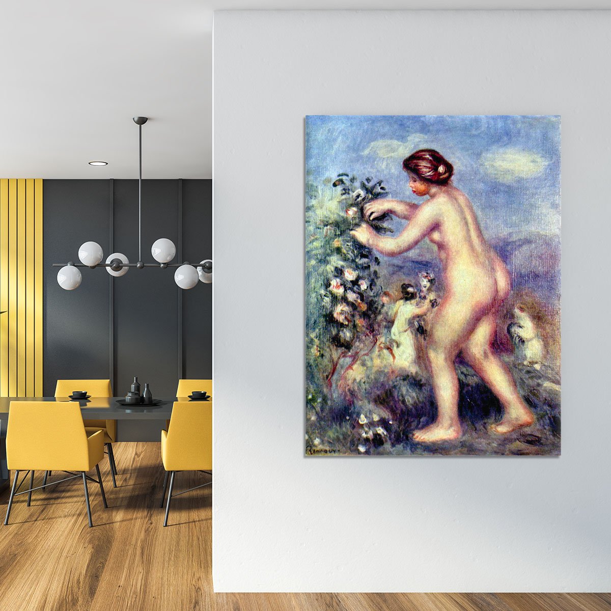 Ode to flower after Anakreon by Renoir Canvas Print or Poster