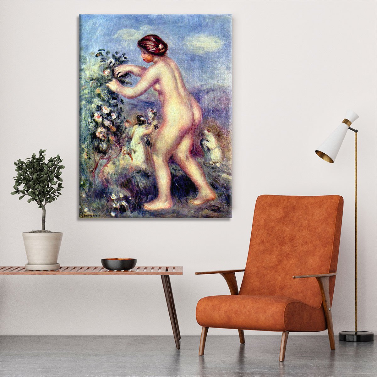 Ode to flower after Anakreon by Renoir Canvas Print or Poster