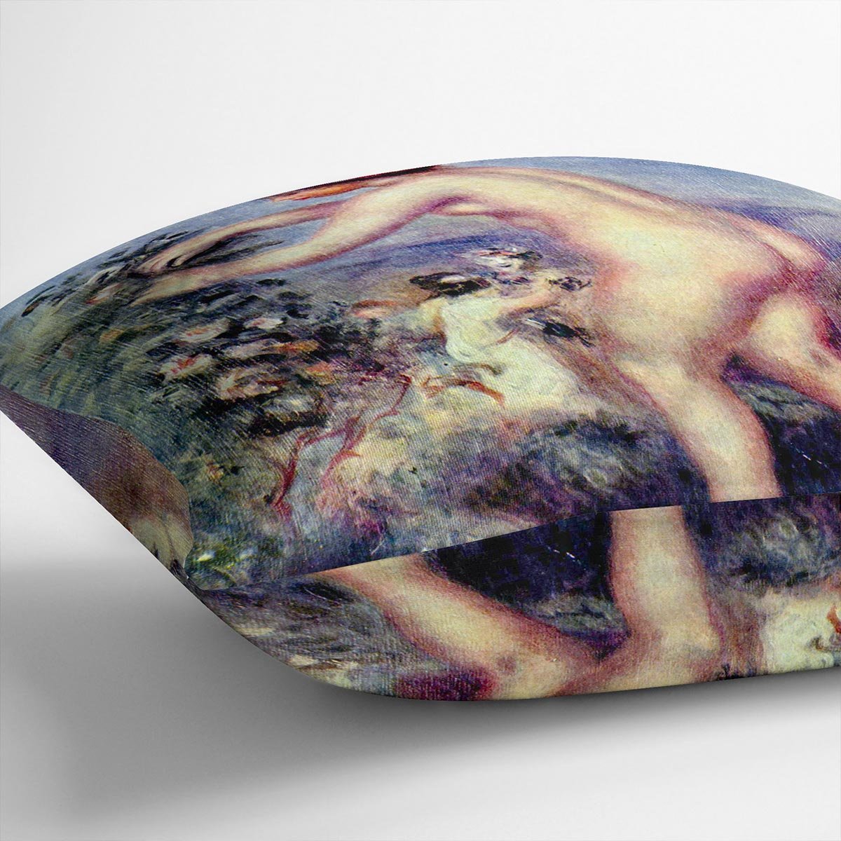 Ode to flower after Anakreon by Renoir Throw Pillow