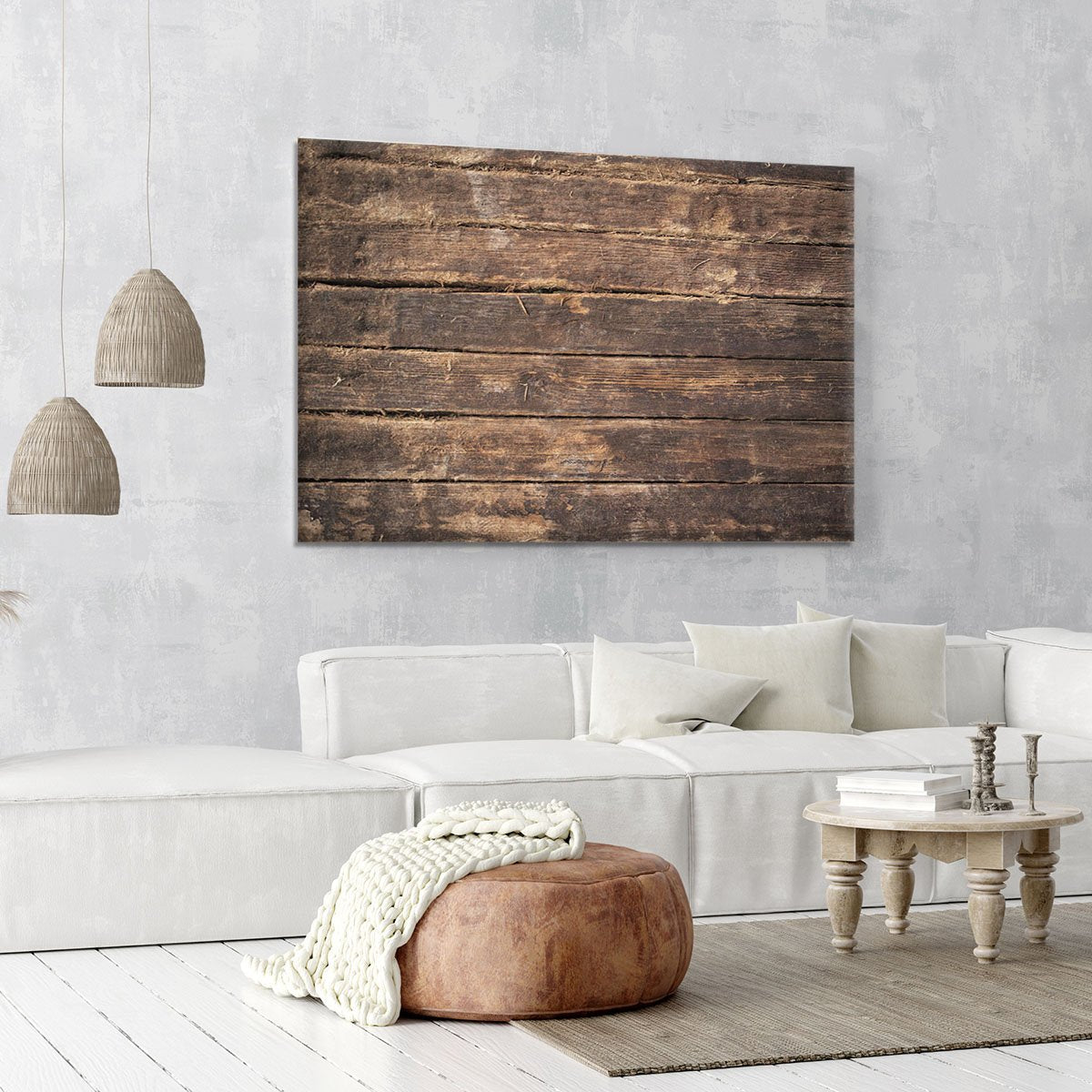 Old Panels Canvas Print or Poster