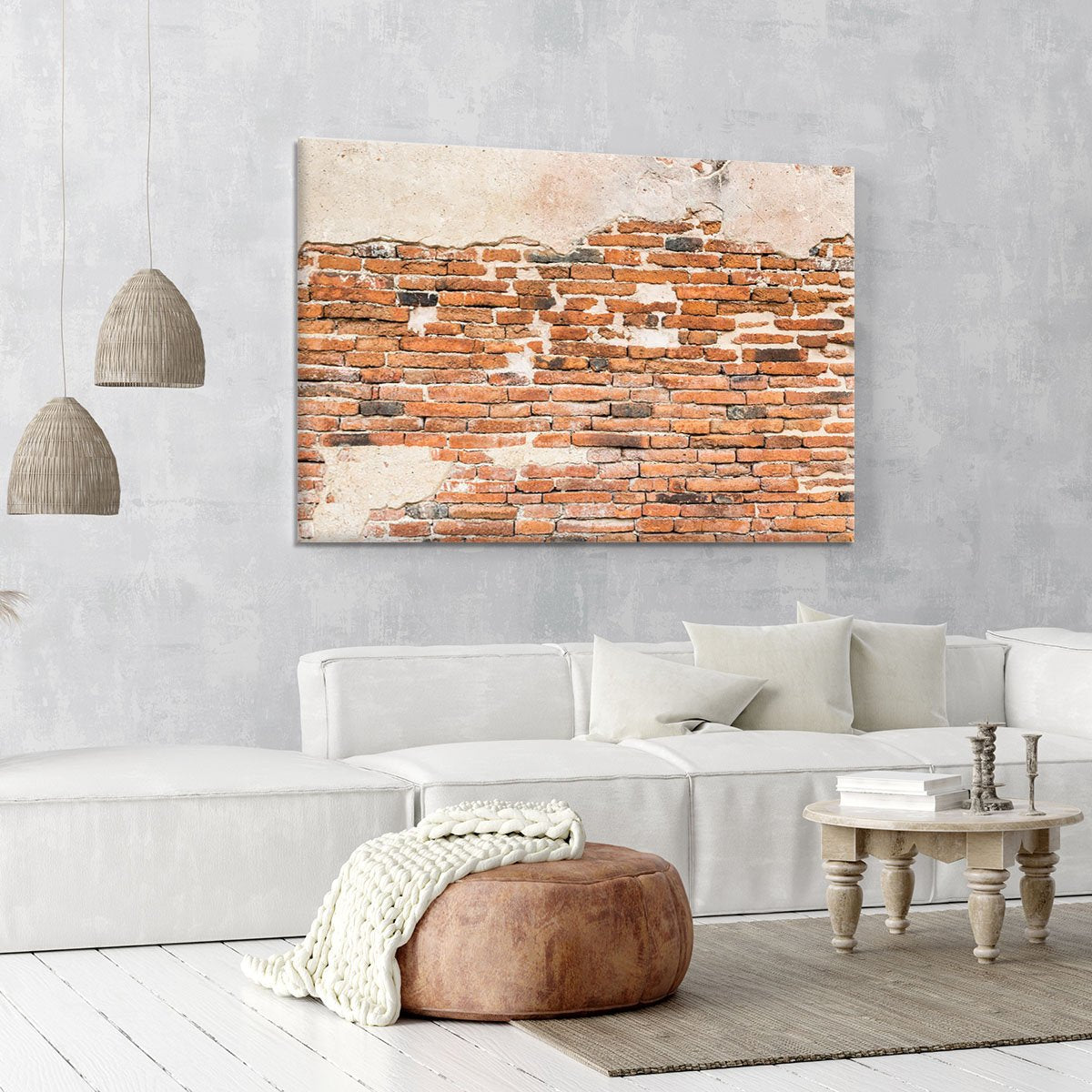 Old brick wall texture Canvas Print or Poster