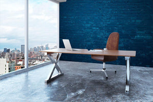 Old dark blue Wall Mural Wallpaper - Canvas Art Rocks - 3