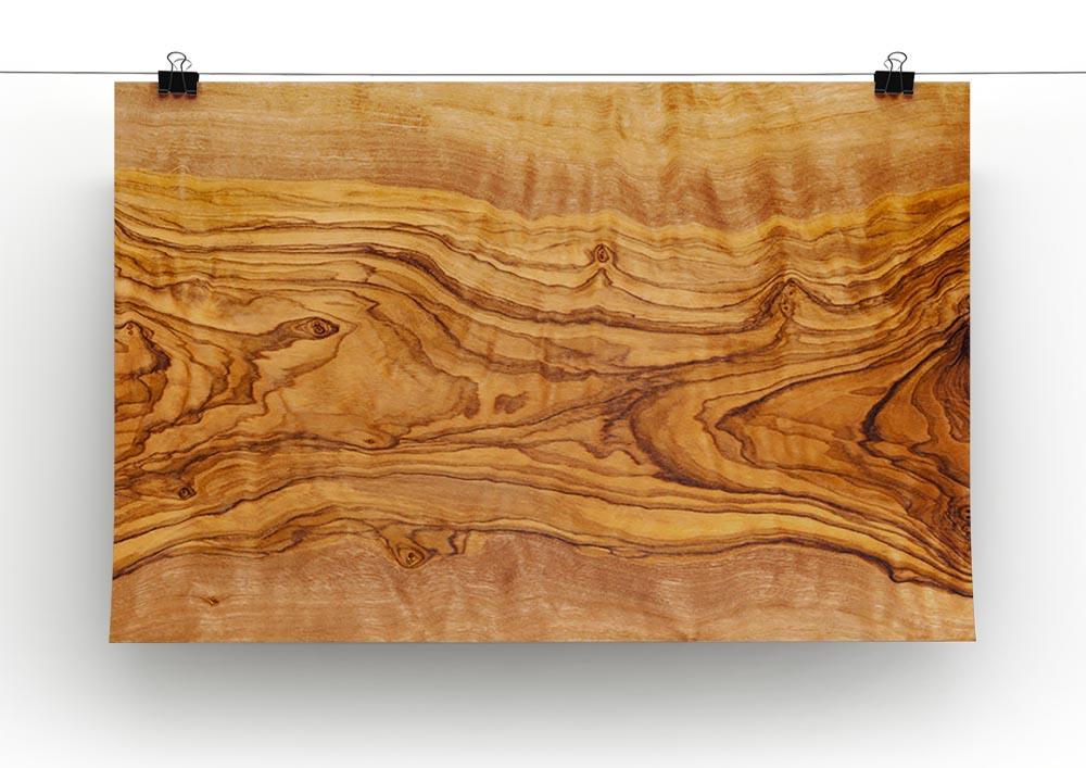 Olive tree wood slice Canvas Print or Poster - Canvas Art Rocks - 2