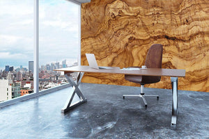 Olive wood board Wall Mural Wallpaper - Canvas Art Rocks - 3