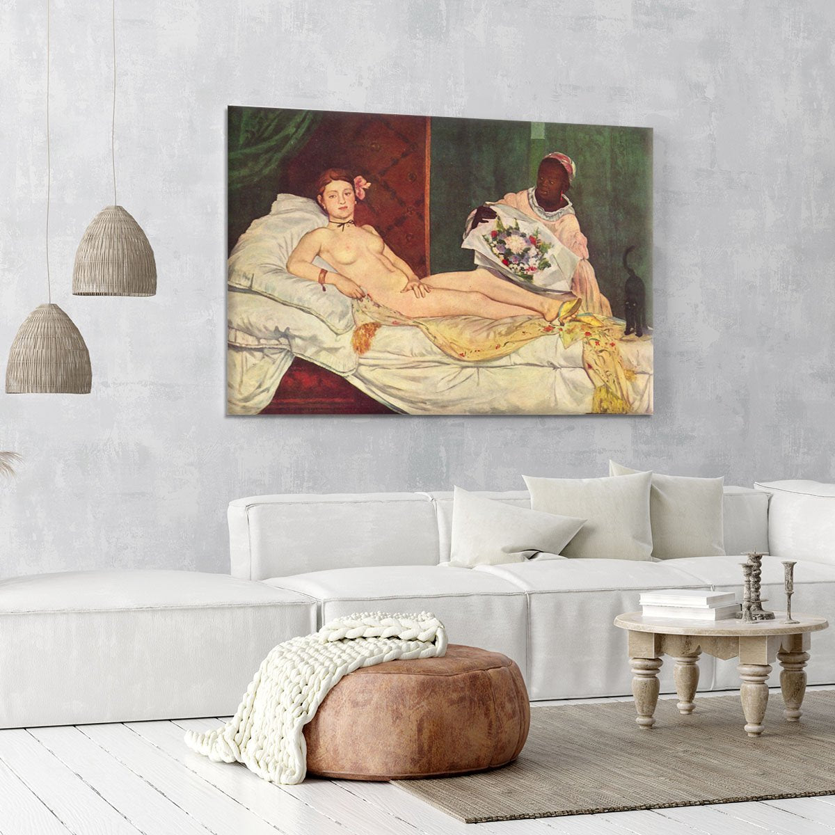 Olympia 1 by Manet Canvas Print or Poster