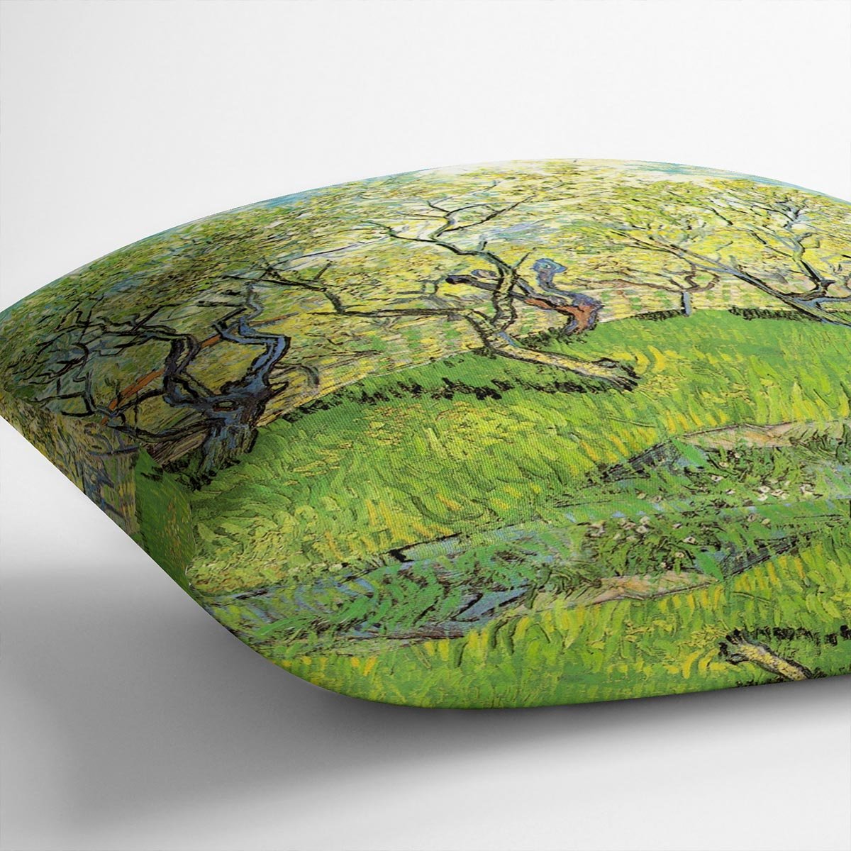 Orchard in Blossom 2 by Van Gogh Throw Pillow