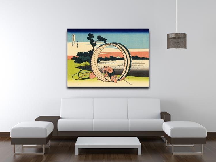 Owari province by Hokusai Canvas Print or Poster - Canvas Art Rocks - 4