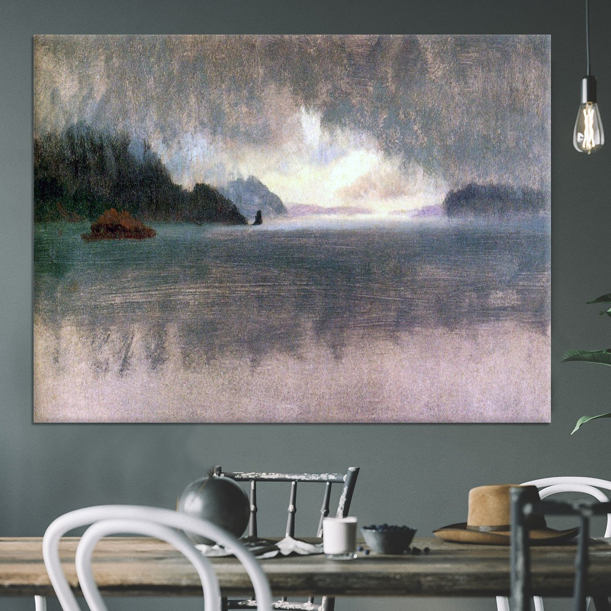 Pacific Northwest by Bierstadt Canvas Print or Poster