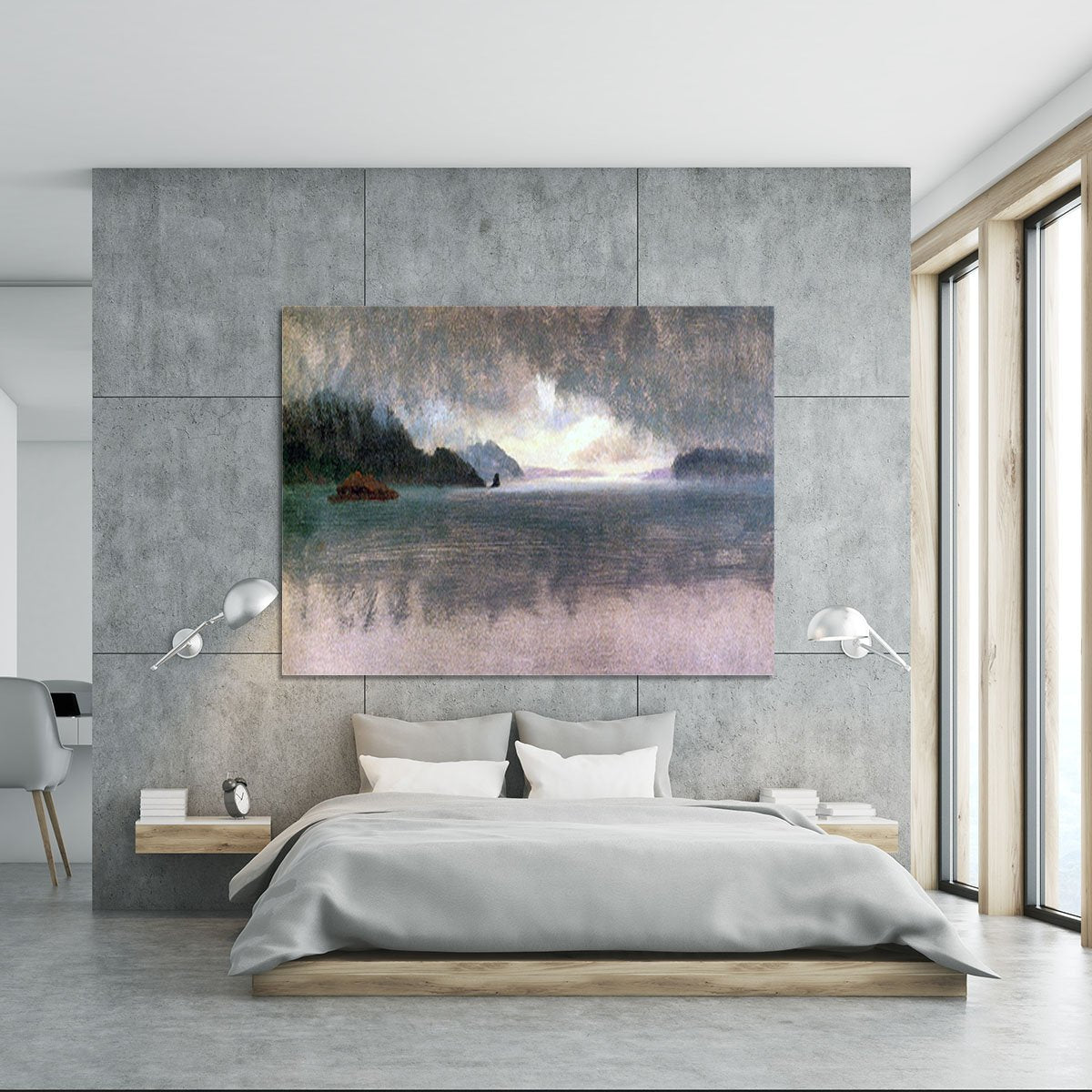 Pacific Northwest by Bierstadt Canvas Print or Poster