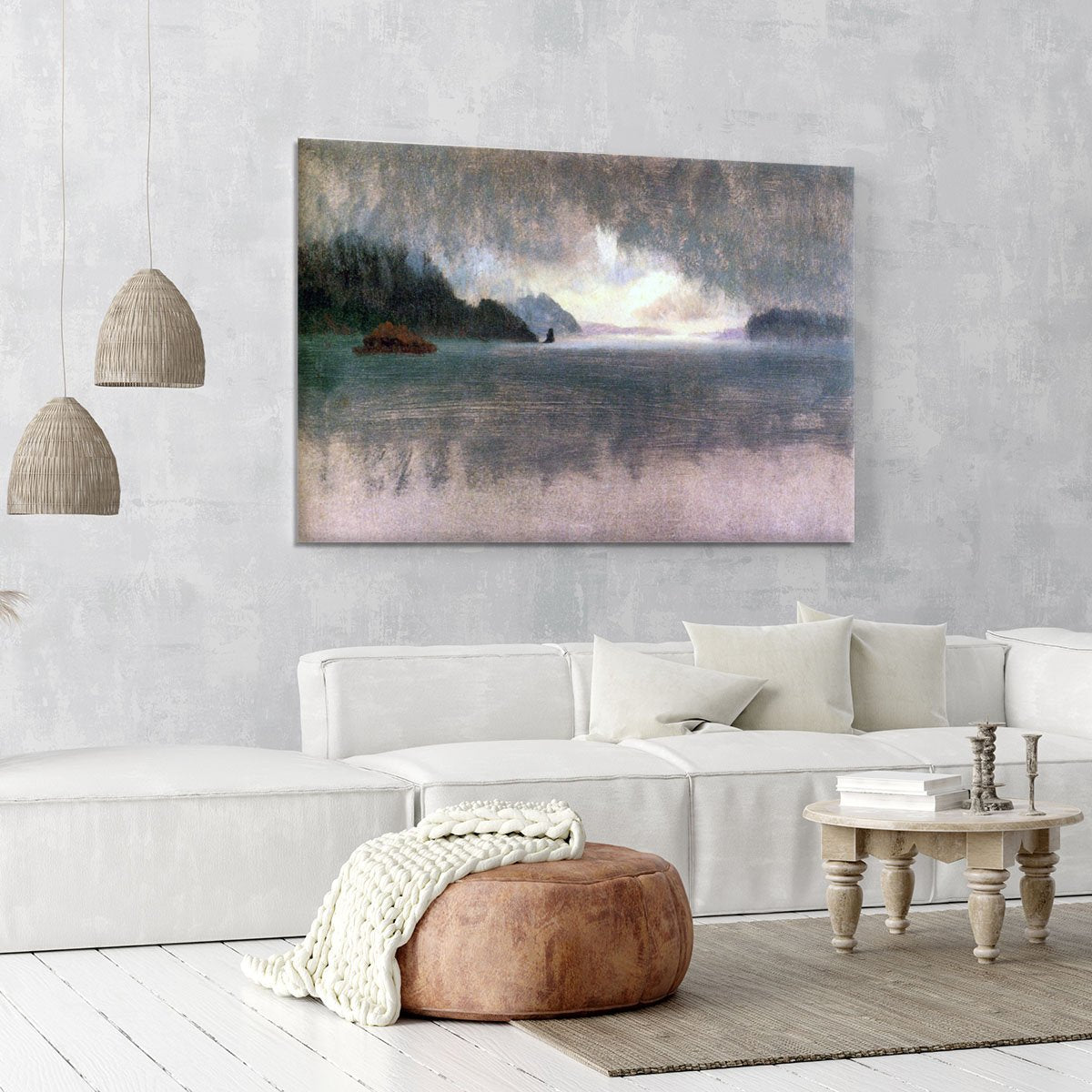 Pacific Northwest by Bierstadt Canvas Print or Poster