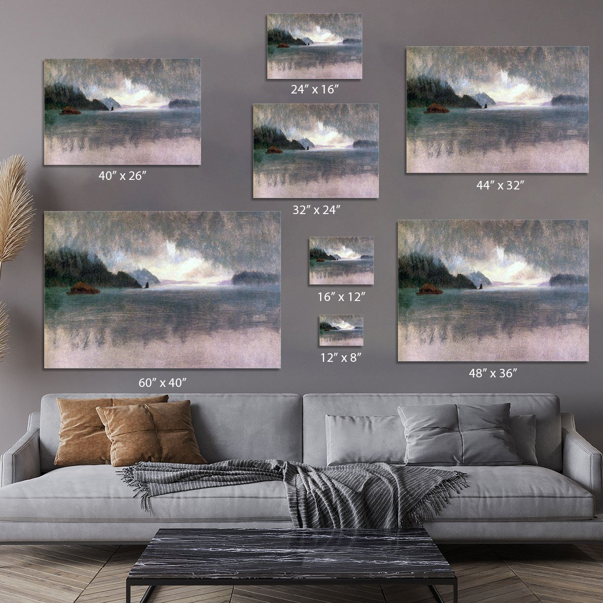 Pacific Northwest by Bierstadt Canvas Print or Poster