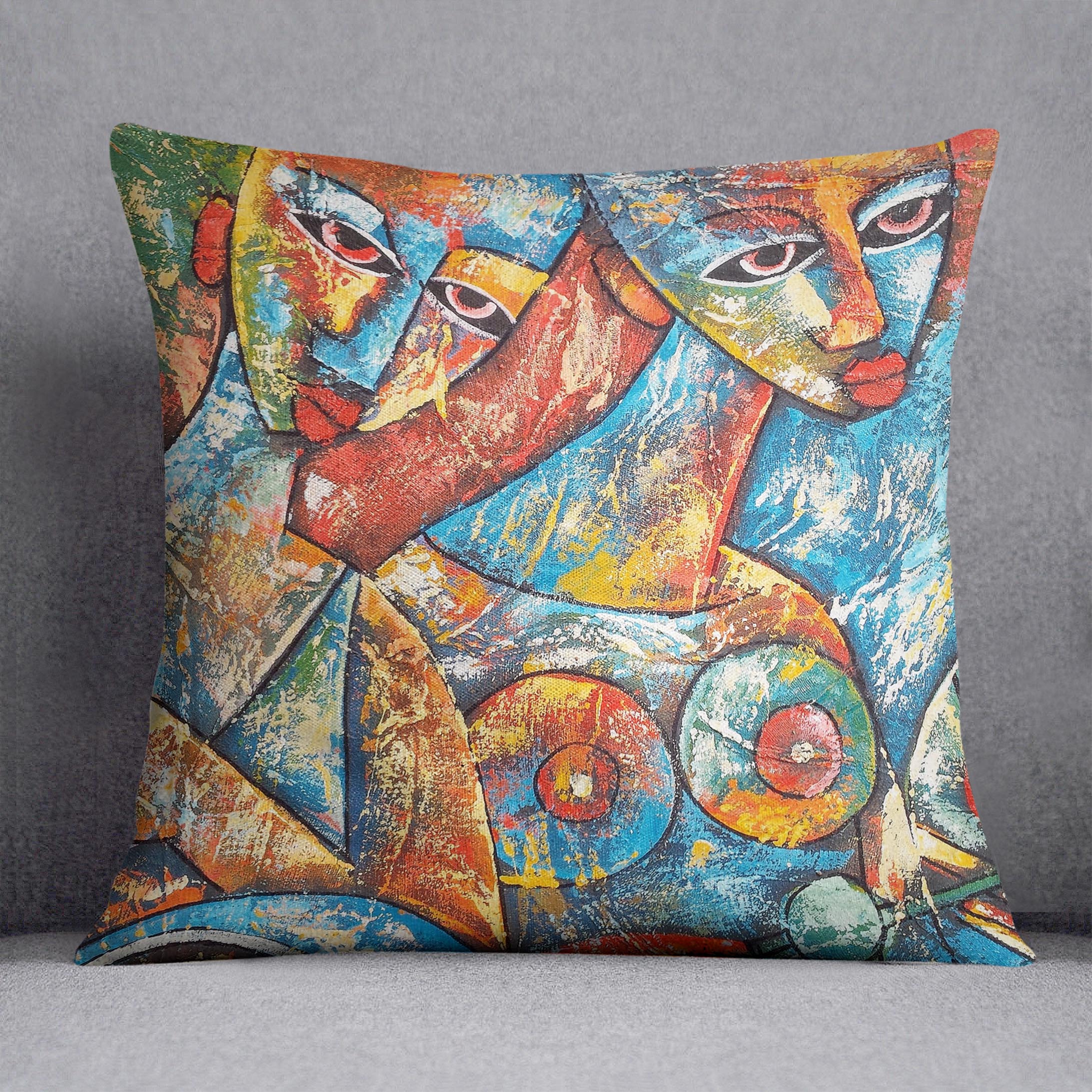 Painted Women Cushion