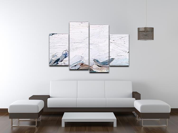 Painted canvas texture 4 Split Panel Canvas - Canvas Art Rocks - 3