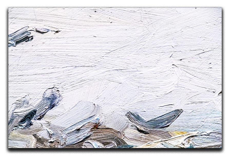 Painted canvas texture Canvas Print or Poster - Canvas Art Rocks - 1