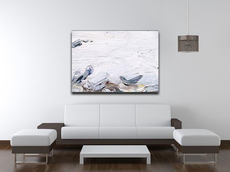 Painted canvas texture Canvas Print or Poster - Canvas Art Rocks - 4