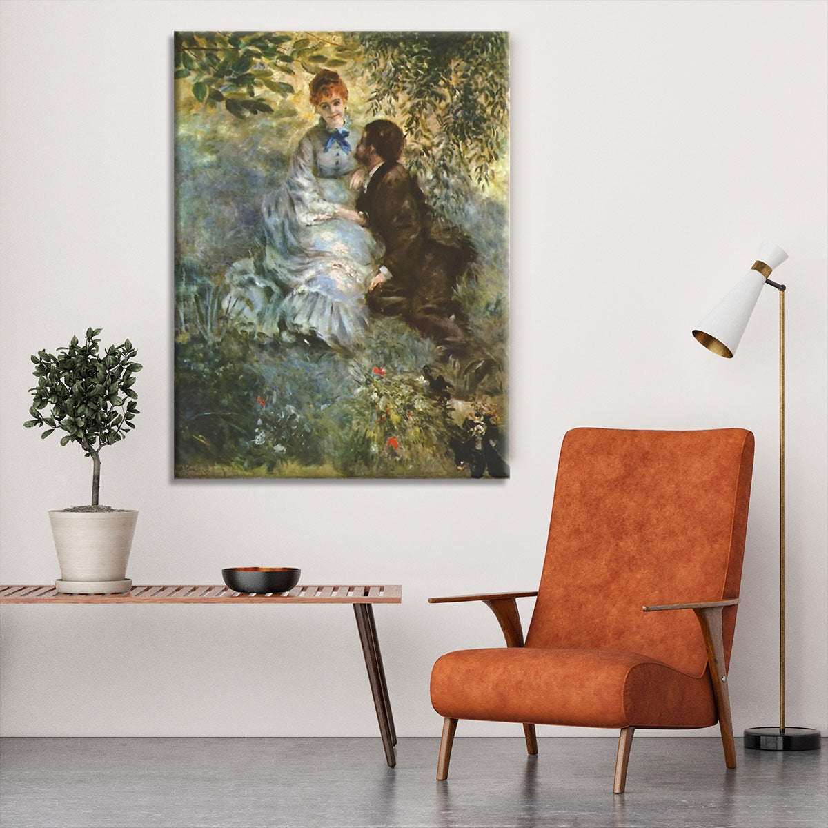 Pair of Lovers by Renoir Canvas Print or Poster