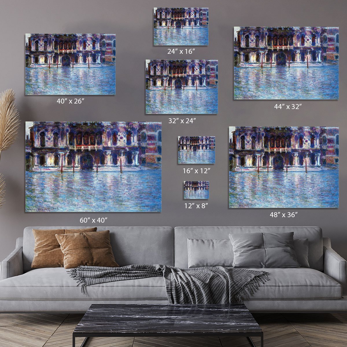 Palazzo 2 by Monet Canvas Print or Poster