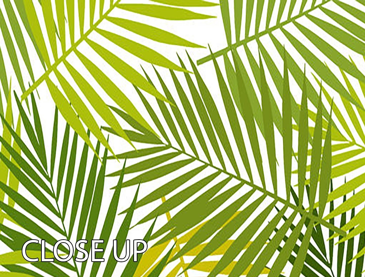 Palm leaf silhouettes seamless 3 Split Panel Canvas Print - Canvas Art Rocks - 3