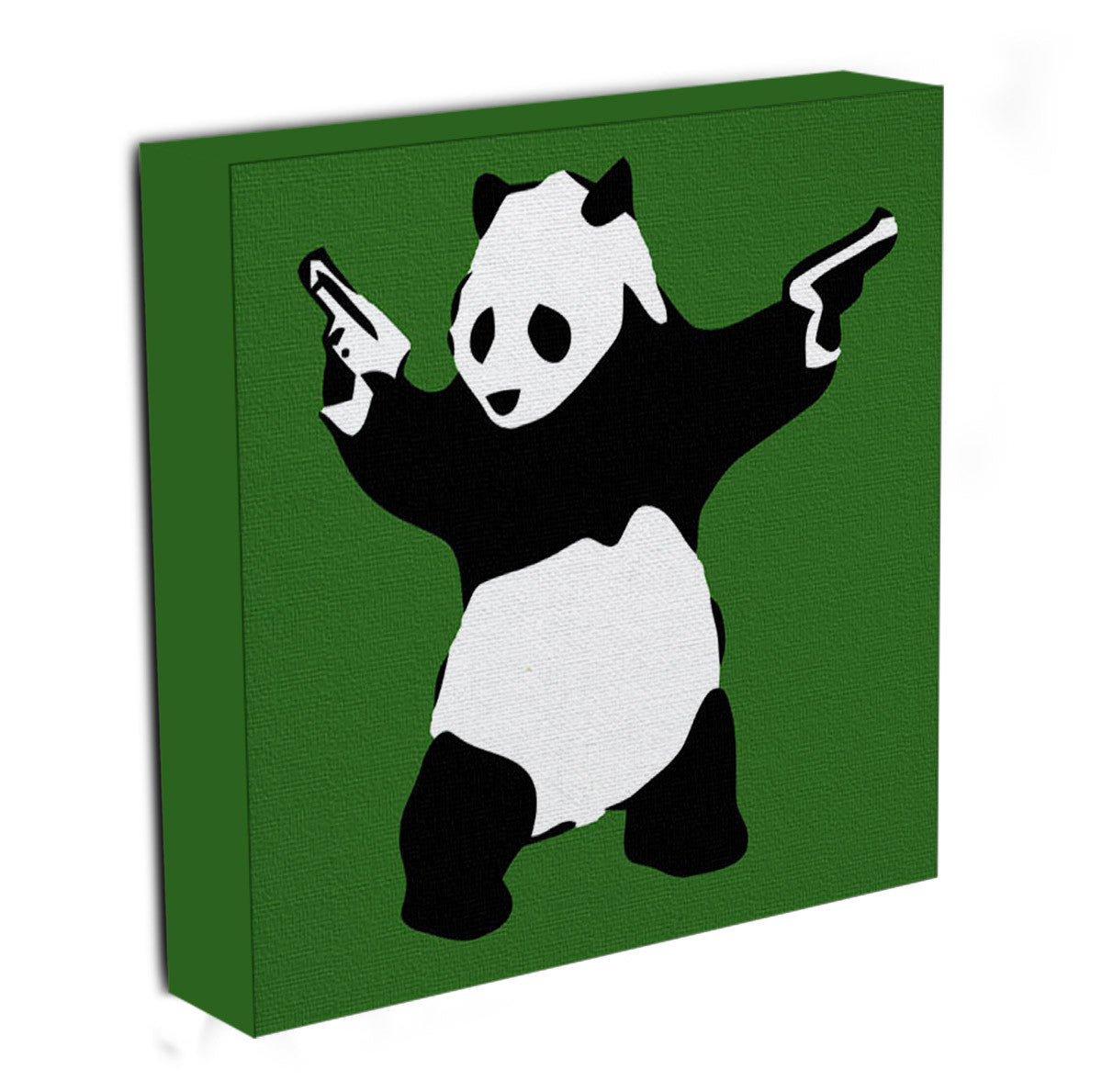 Banksy Panda with Guns Canvas Print & Poster - US Canvas Art Rocks