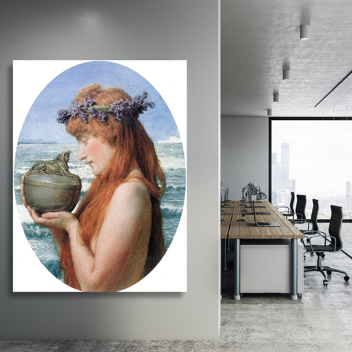 Pandora by Alma Tadema Canvas Print or Poster